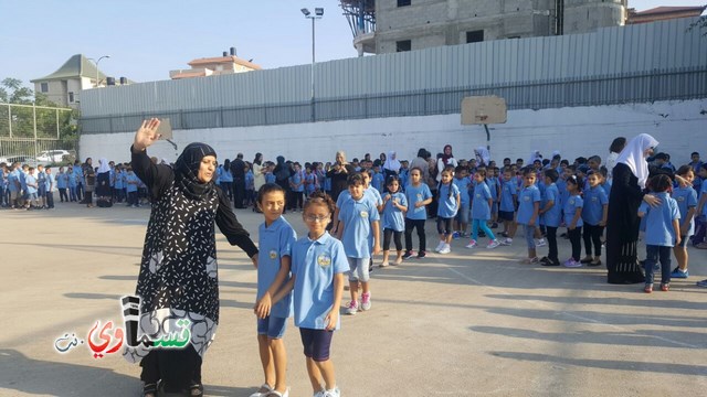  كفرقاسم- فيديو: البداية الصحيحة هي عنوان النجاح .. مدرسه جنة ابن رشد تستقبل طلابها بمراحل مدروسة وتودع حجاجها